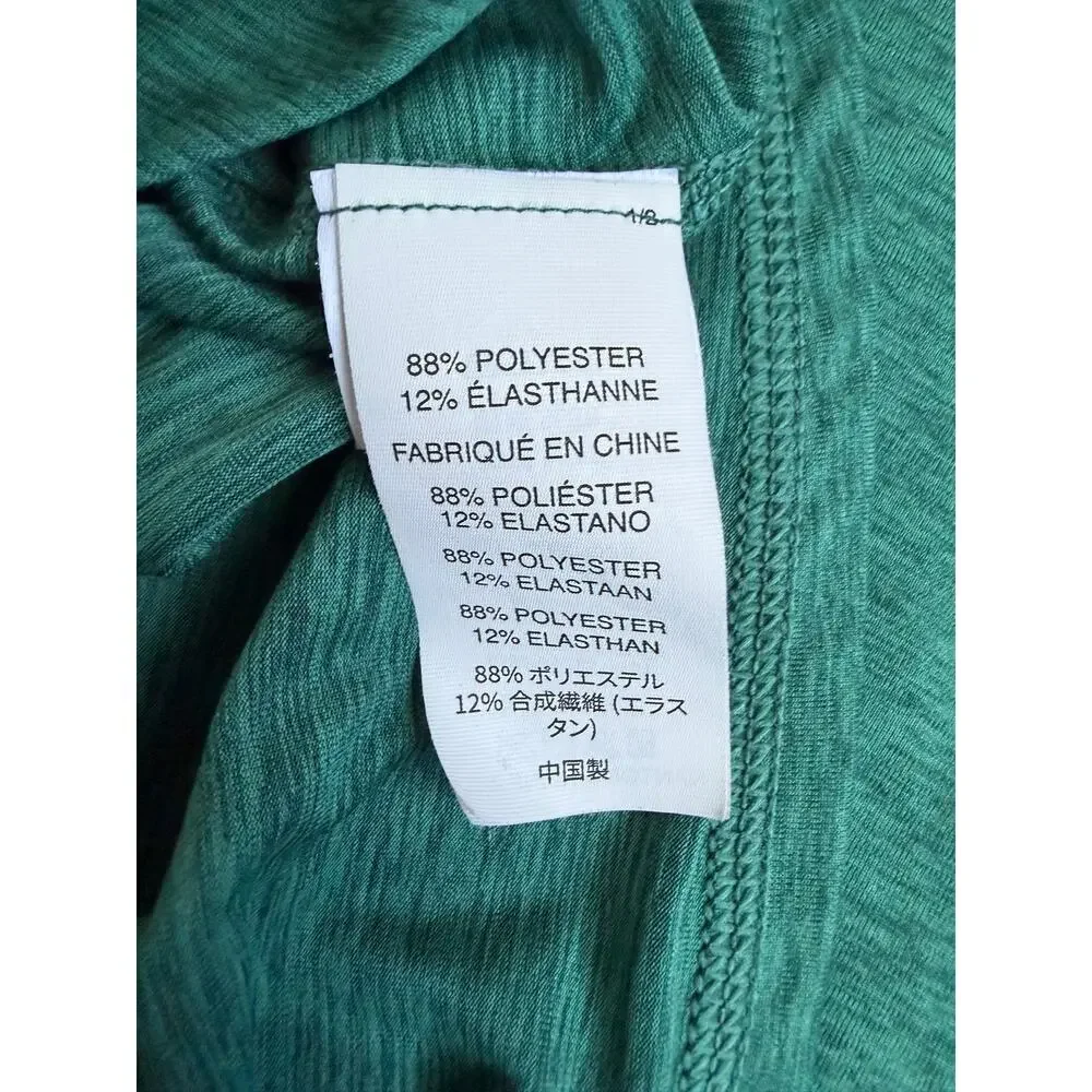 Vuori Lux Performance Racerback Tank Top Teal Green Blue Small Heathered Workout - Picture 4 of 7